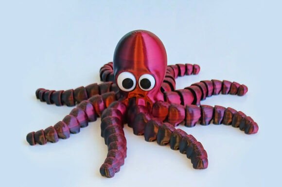 Download Articulated Octopus – Flexible 3D Model - Flexible Collection