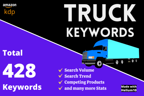 Download Truck Keyword List for Amazon Kdp - Premium Resources