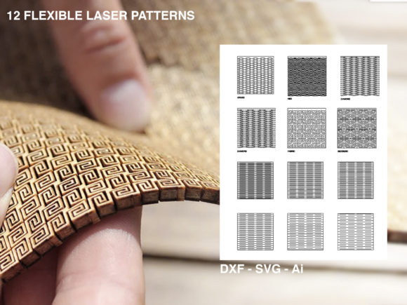 Download Flexible / Living Hinge Laser Cut Files - Flexible Collection