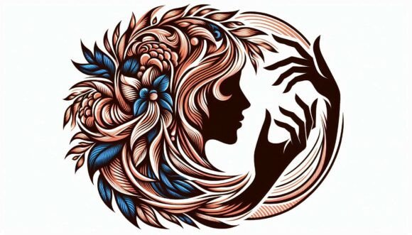 Download Experimental Woman Floral Transformation - Experimental Collection