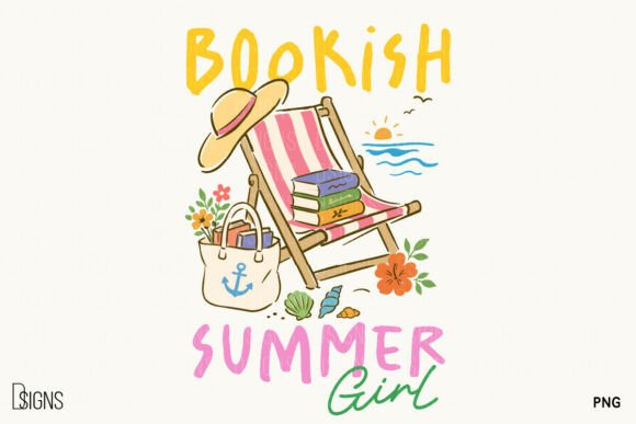 Download Bookish Summer Girl Book Lover PNG - Summer Collection