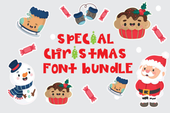 Download Special Christmas Font Bundle - Christmas font bundle Collection
